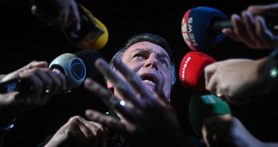 El ex presidente de Brasil Jair Bolsonaro, en Brasilia, este 30 de junio. EFE/ANDRE BORGES