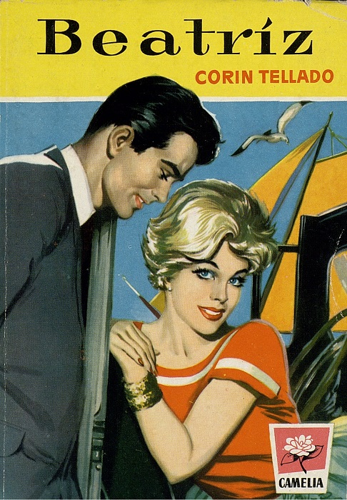 Portada del libro 'Beatriz', de Corín Tellado, de la exposición 'Elogio de lo cursi'. BIBLIOTECA HISTÓRICA DE MADRID Portada del libro 'Beatriz', de Corín Tellado, de la exposición 'Elogio de lo cursi'. BIBLIOTECA HISTÓRICA DE MADRID