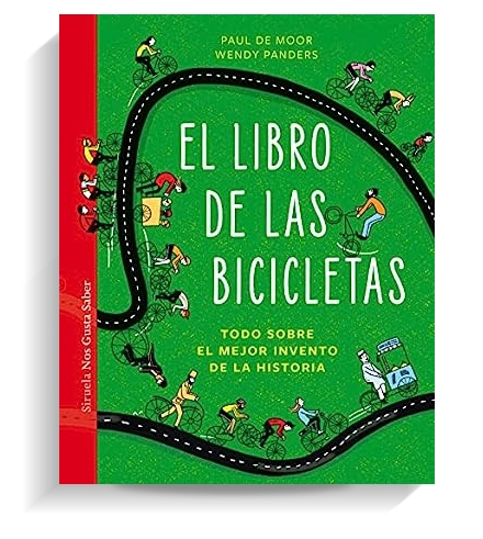 Portada del libro 'El libro de las bicicletas', de Paul de Moor. SIRUELA