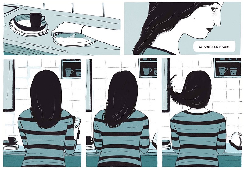 Viñetas del cómic 'Ocultos', de Laura Pérez. ASTIBERRI