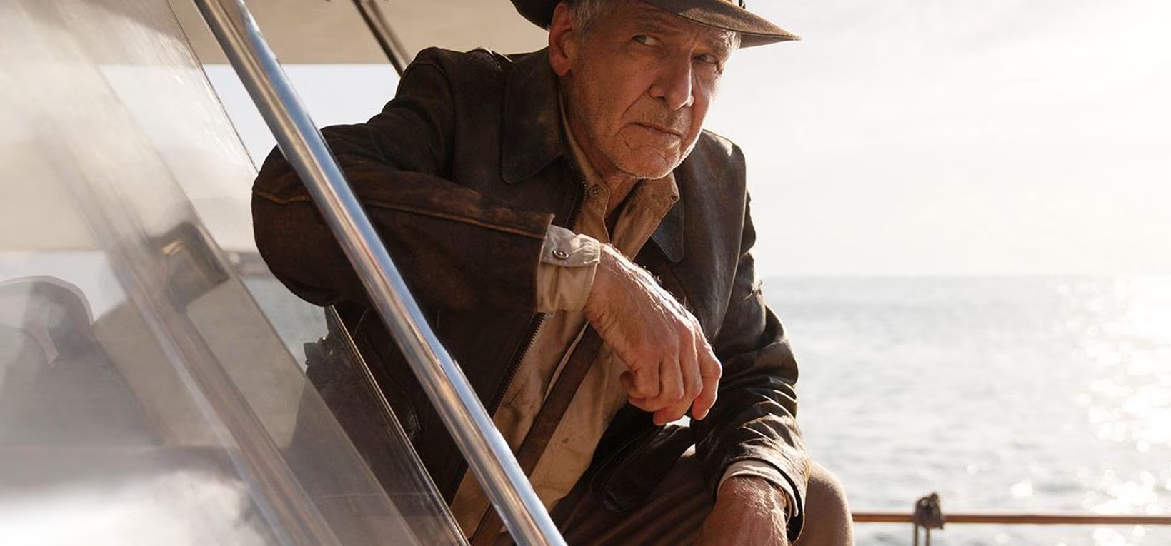 Harrison Ford, como el arqueólogo Indiana Jones, en 'El dial del destino'. PARAMOUNT PICTURES