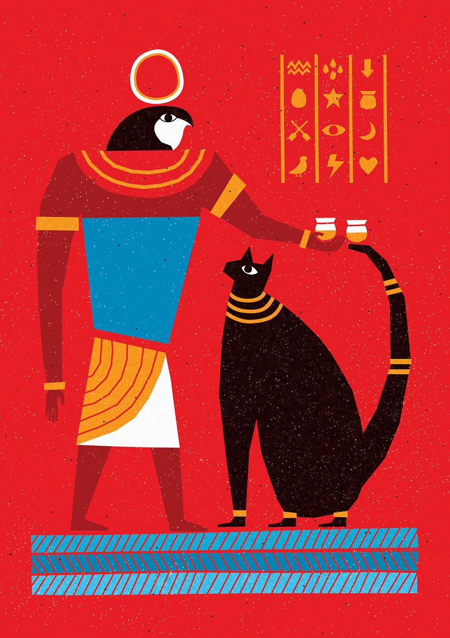 Ilustración para el libro 'Inventario de dioses'. DANI SCHARF Ilustración para el libro 'Inventario de dioses'. DANI SCHARF
