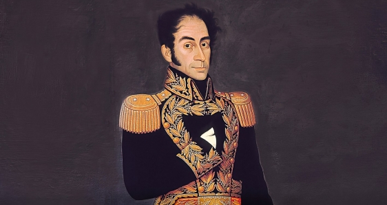 Simón Bolívar, el Libertador, retratado por José Gil de Castro hacia 1825. ARCHIVO