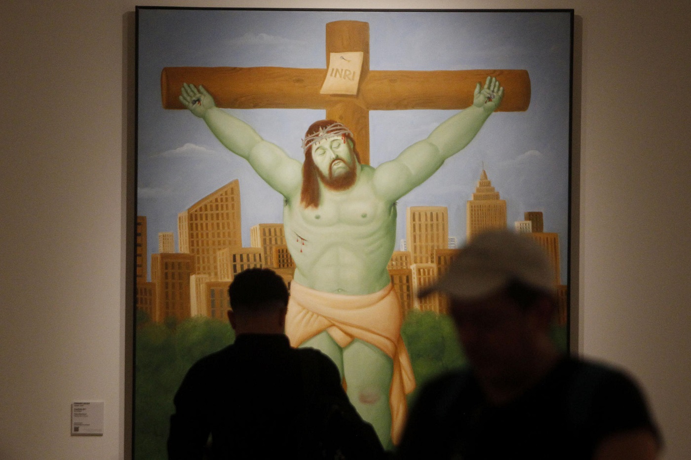 Obra de Fernando Botero en el Museo de Antioquia, Medellín, Colombia, 15 de septiembre de 2023. EFE/LUIS EDUARDO NORIEGA