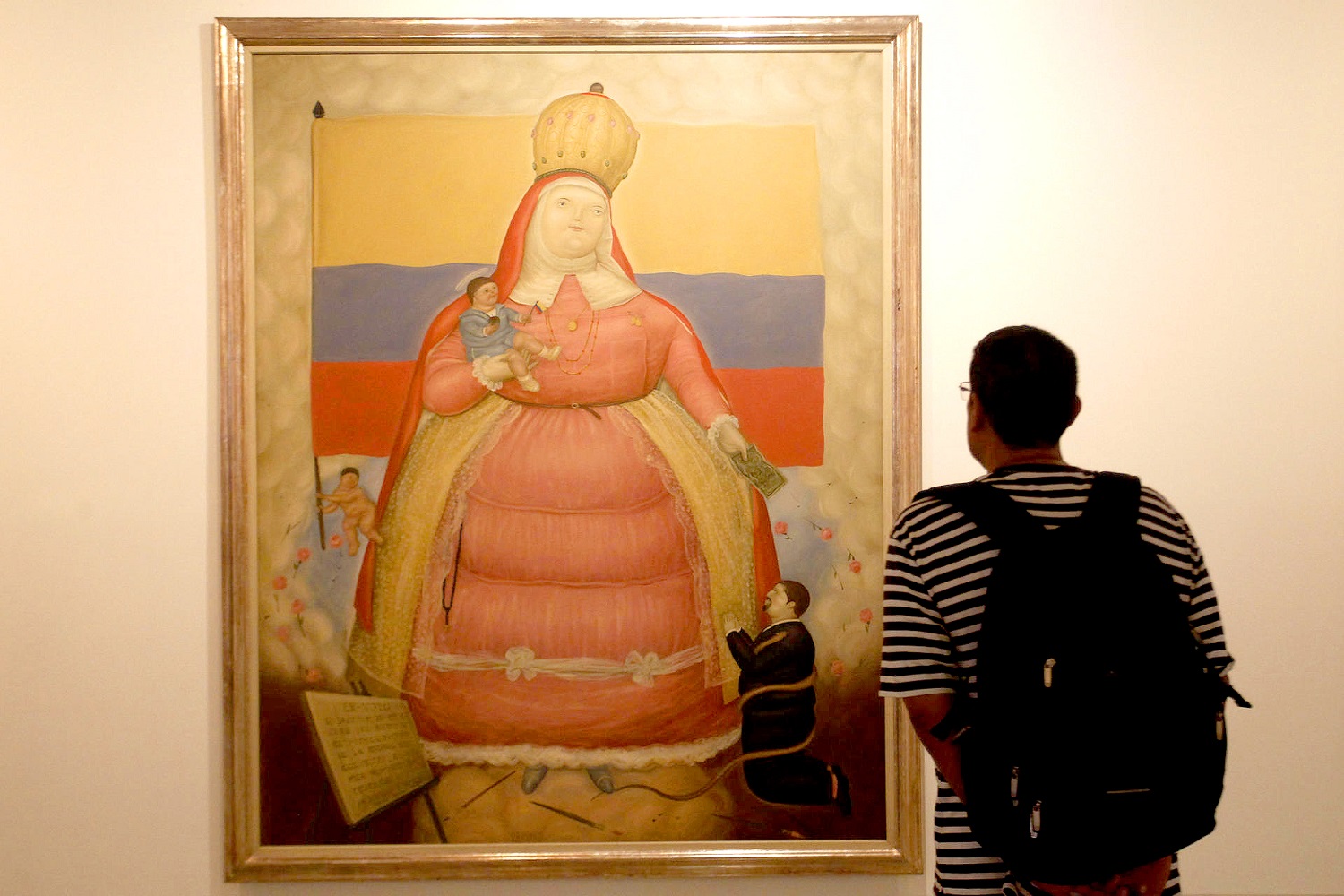 'El exvoto', de Fernando Botero (1970), en el Museo de Antioquia, Medellín, Colombia, 15 de septiembre de 2023. EFE/LUIS EDUARDO NORIEGA 3 'El exvoto', de Fernando Botero (1970), en el Museo de Antioquia, Medellín, Colombia, 15 de septiembre de 2023. EFE/LUIS EDUARDO NORIEGA 3