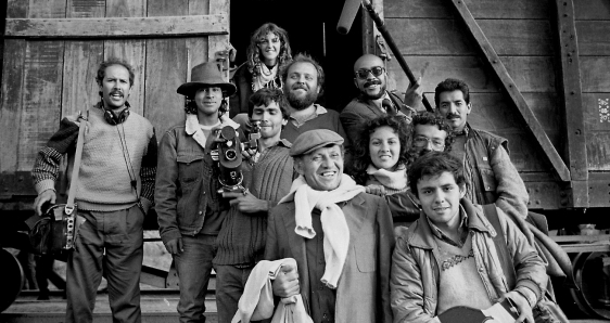 Parte del equipo de rodaje de la película 'Todas las sangres'. ARCHIVO ANDRÉS ALENCASTRE