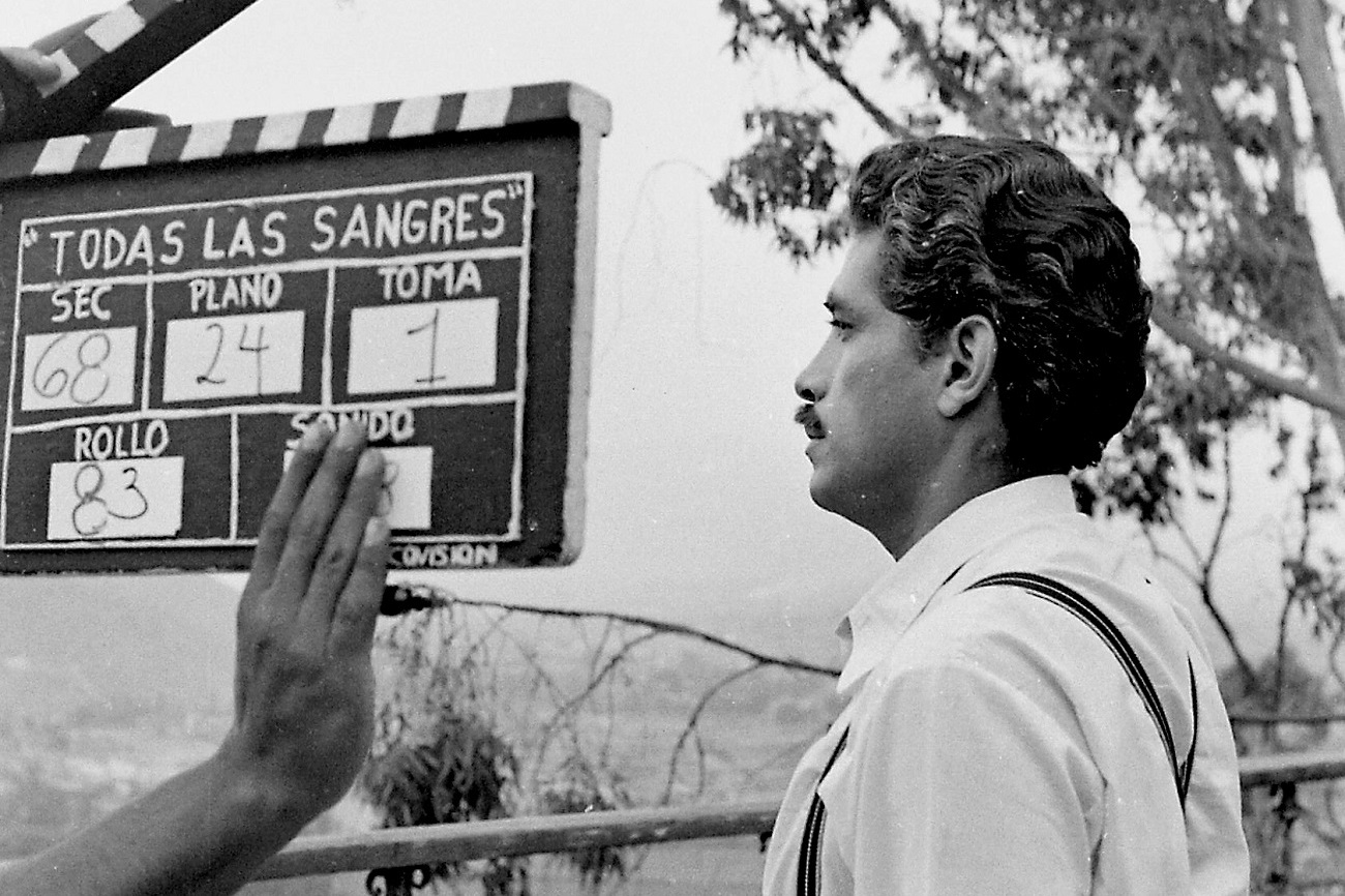 Andrés Alencastre durante el rodaje de 'Todas las sangres'. ARCHIVO ANDRÉS ALENCASTRE