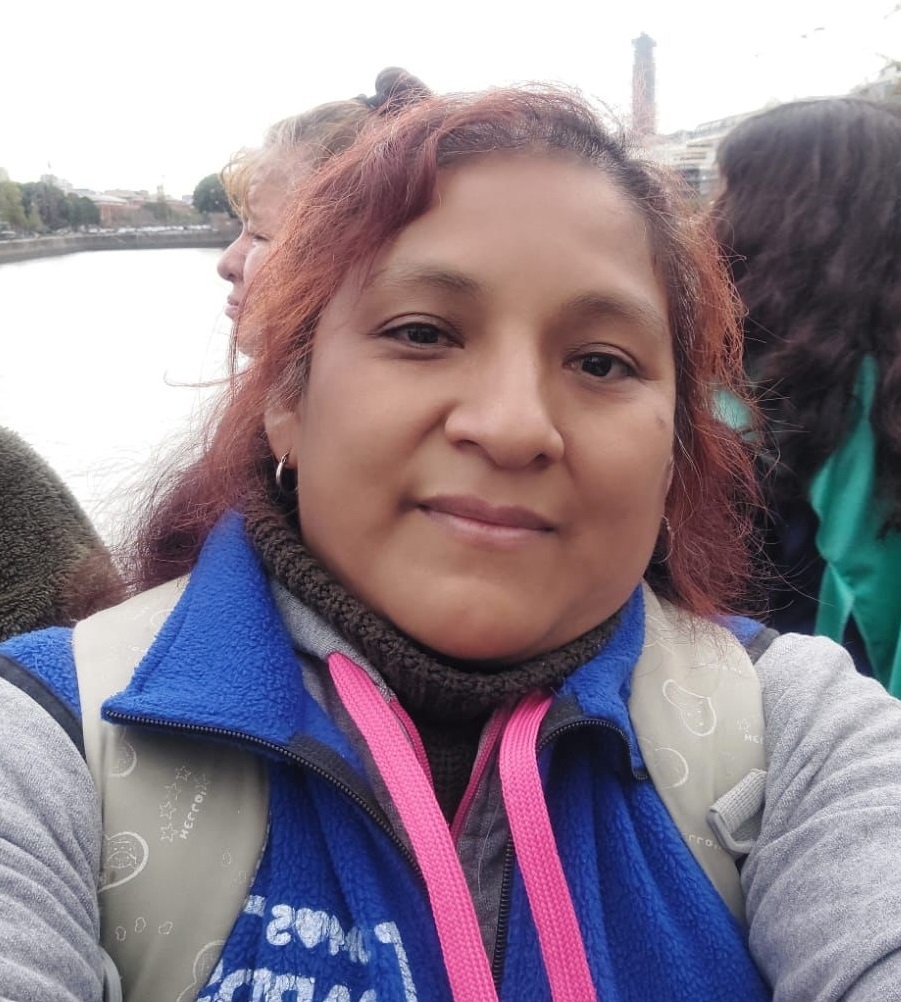 Fidelia Cruz, cocinera comunitaria de la organización Barrios de Pie. CORTESÍA
