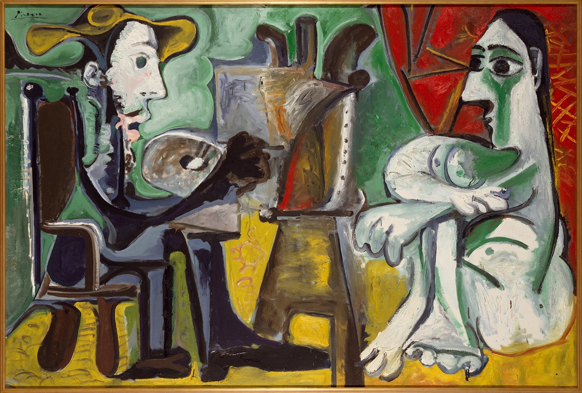 'El pintor y la modelo', de Pablo Picasso. © SUCESIÓN PICASSO, VEGAP 2023