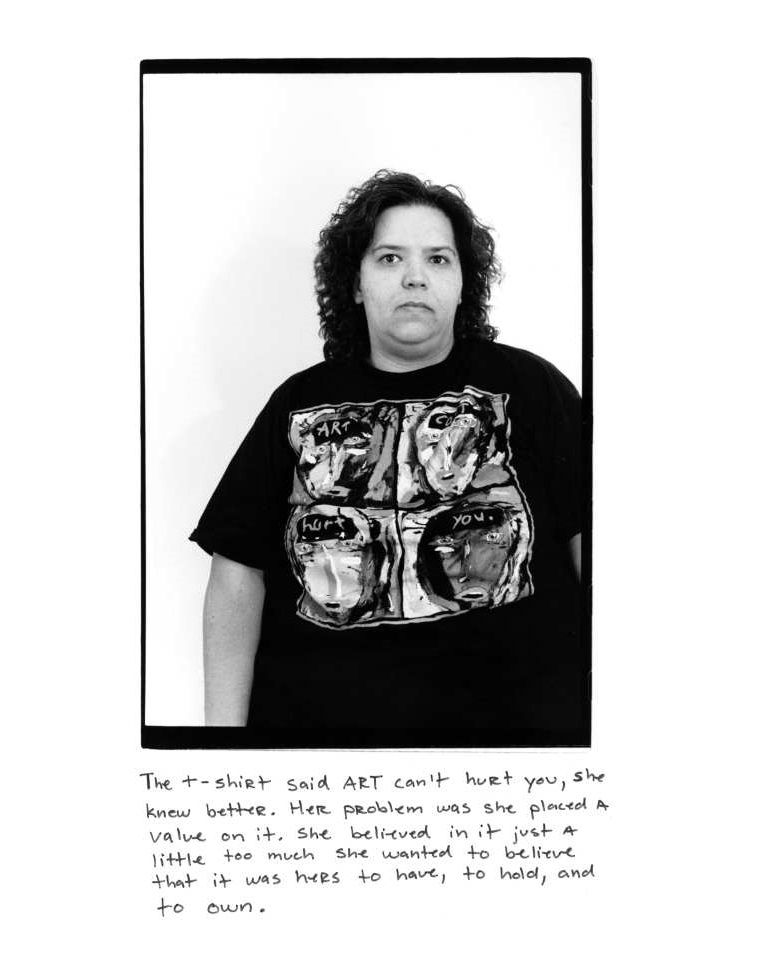 'Don't Tell Her Art Can't Hurt (Part A)', Laura Aguilar (1993). LAURA AGUILAR/VINCENT PRICE ART MUSEUM FOUNDATION/LOS ANGELES COUNTY MUSEUM OF ART 'Don't Tell Her Art Can't Hurt (Part A)', Laura Aguilar (1993). LAURA AGUILAR/VINCENT PRICE ART MUSEUM FOUNDATION/LOS ANGELES COUNTY MUSEUM OF ART