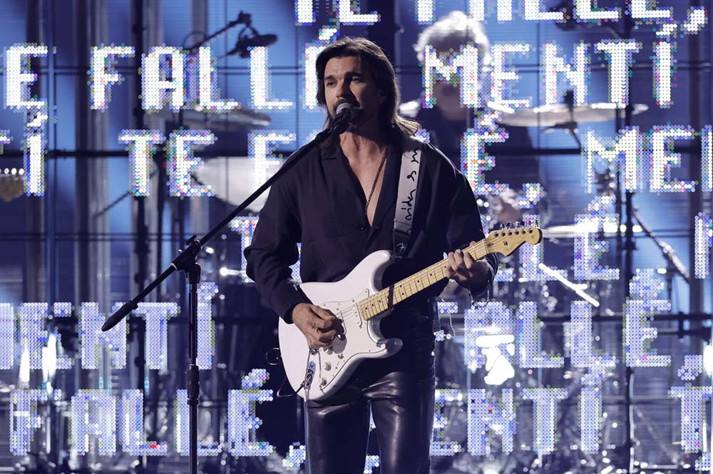El cantante colombiano Juanes, en la gala de los Grammy Latinos, en Sevilla, 16 de noviembre de 2023. CORTESÍA DE LA ACADEMIA LATINA DE GRABACIÓN® El cantante colombiano Juanes, en la gala de los Grammy Latinos, en Sevilla, 16 de noviembre de 2023. CORTESÍA DE LA ACADEMIA LATINA DE GRABACIÓN®