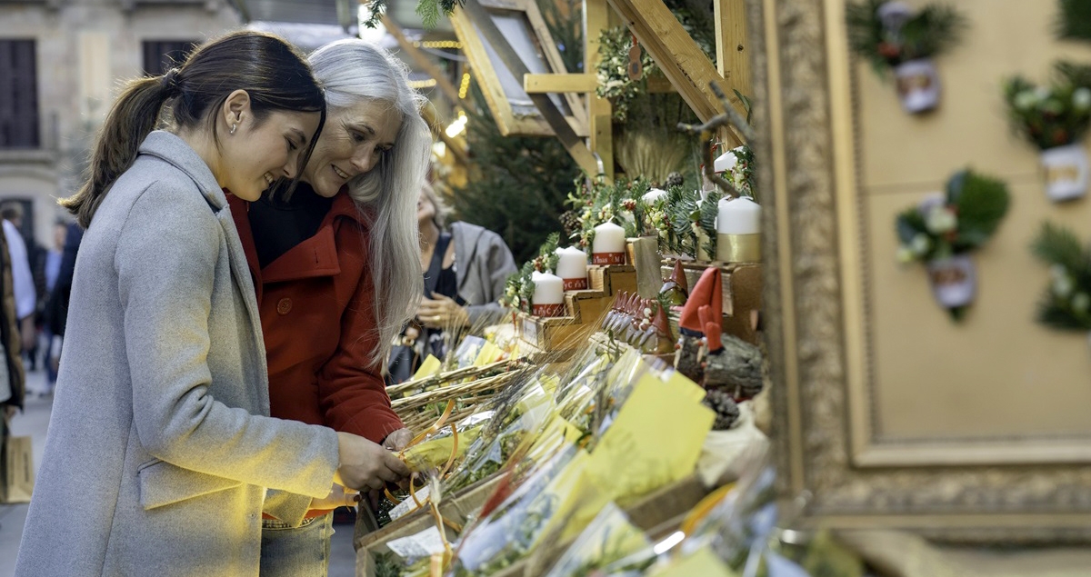 Feria de Santa Llúcia en Barcelona. TURISME DE BARCELONA