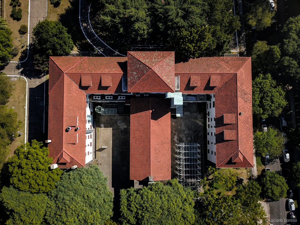 Vista aérea de la ESMA. MUSEO SITIO DE MEMORIA ESMA