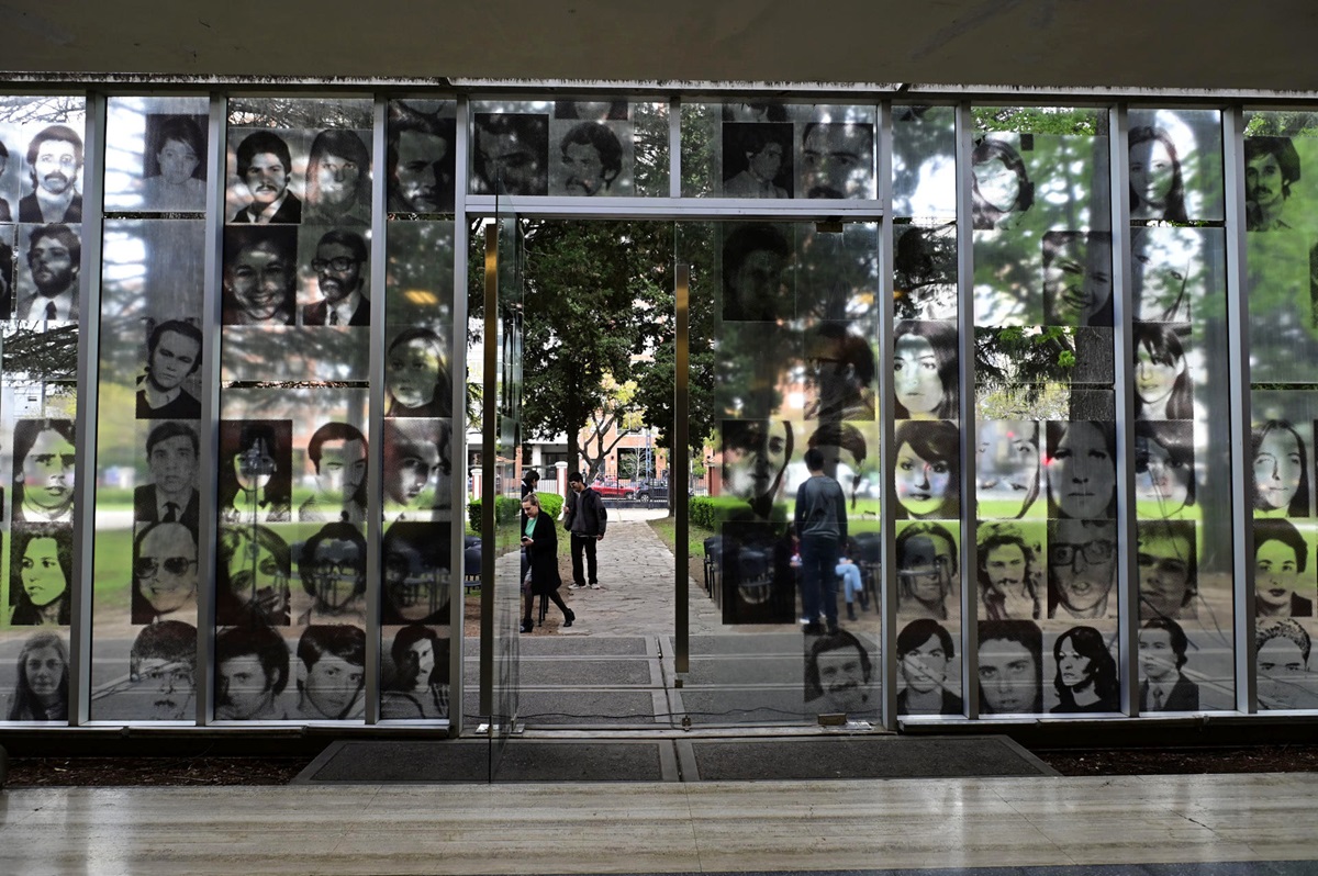 Entrada del Museo Sitio de Memoria ESMA, en Buenos Aires, Argentina, el 26 de septiembre de 2023. EFE/MATÍAS CAMPAYA