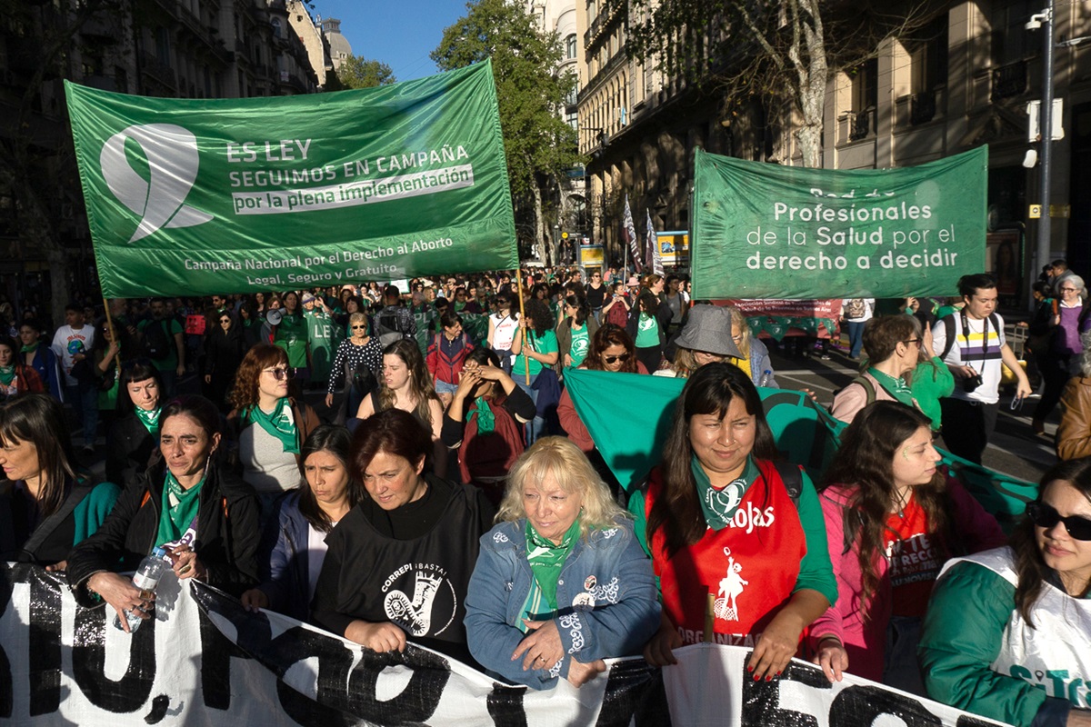 Manifestación por el derecho al aborto legal en Argentina. IRUPÉ TENTORIO