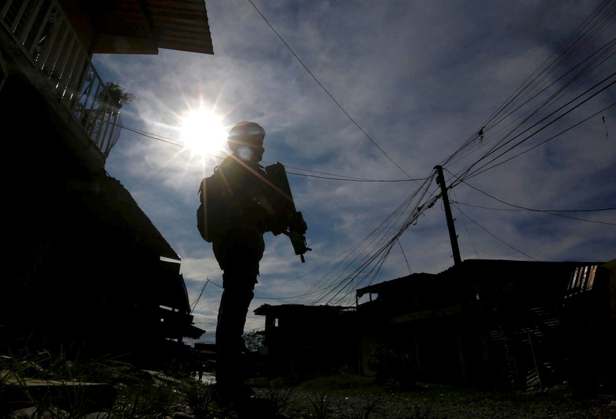 Dispositivo militar en la ciudad de Buenaventura, Colombia, el 6 de julio de 2023. EFE/ERNESTO GUZMÁN JR.