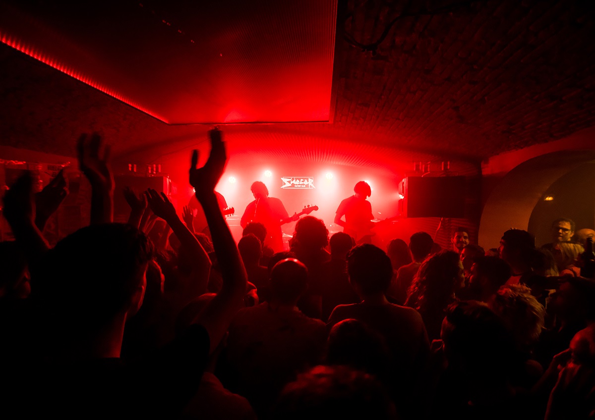 Él Mató a un Policía Motorizado, en concierto en la sala Sidecar de Barcelona, en 2017. POL VILA