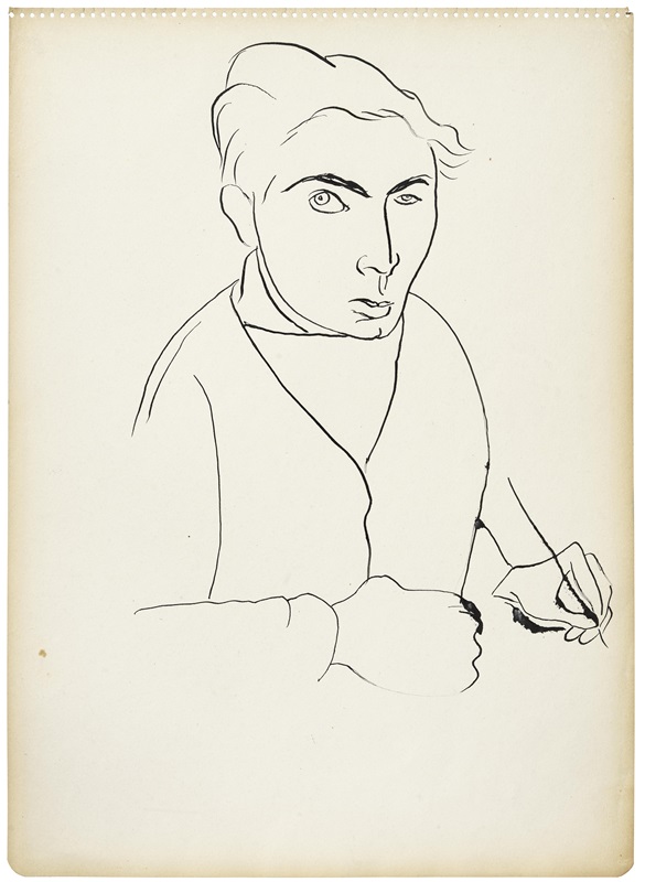 'Autorretrato', de Antoni Tàpies (1945). Fundación Antoni Tàpies, Barcelona. © FOTOGASULL