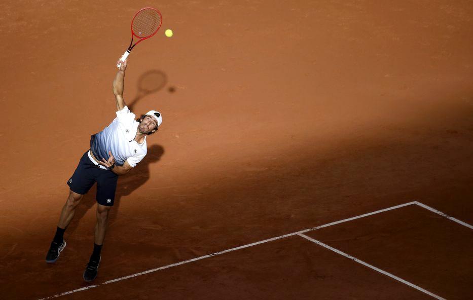 El tenista uruguayo Pablo Cuevas, en Roland Garros, en 2020. EFE/JULIEN ROSA