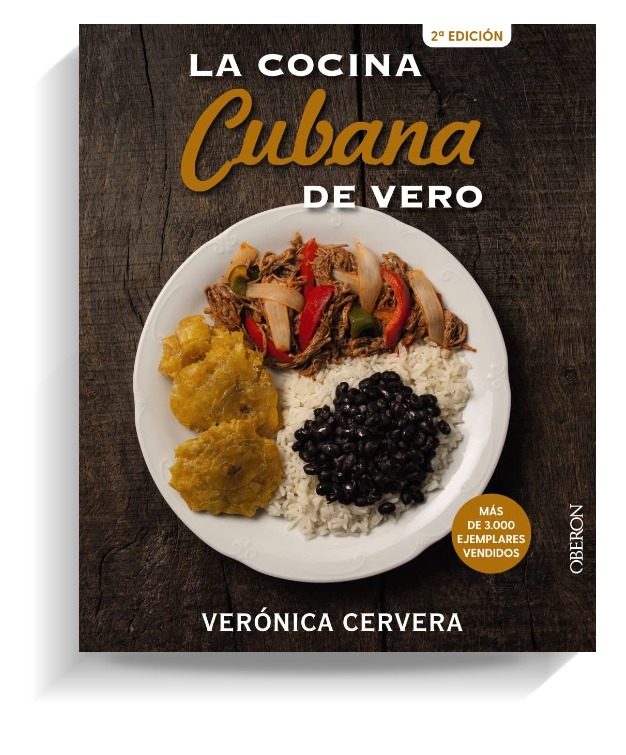 Portada del libro La cocina cubana de Vero, de Verónica Cervera. OBERON
