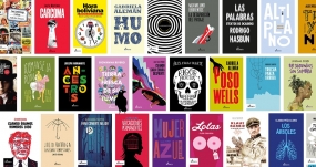 Algunos de los libros de la editorial boliviana El Cuervo. ELENA CANTÓN