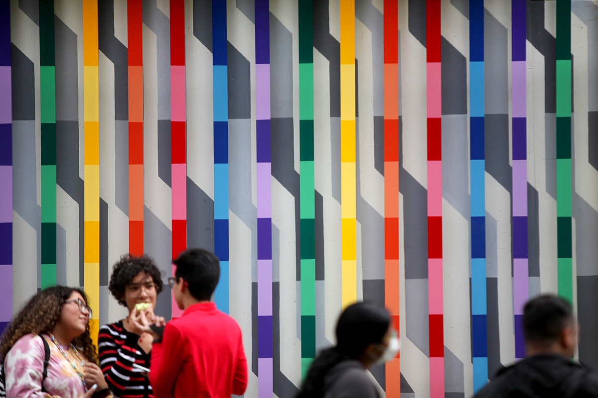 Mural de Juvenal Ravelo en el Centro Cultural UCAB de Caracas. EL UCABISTA