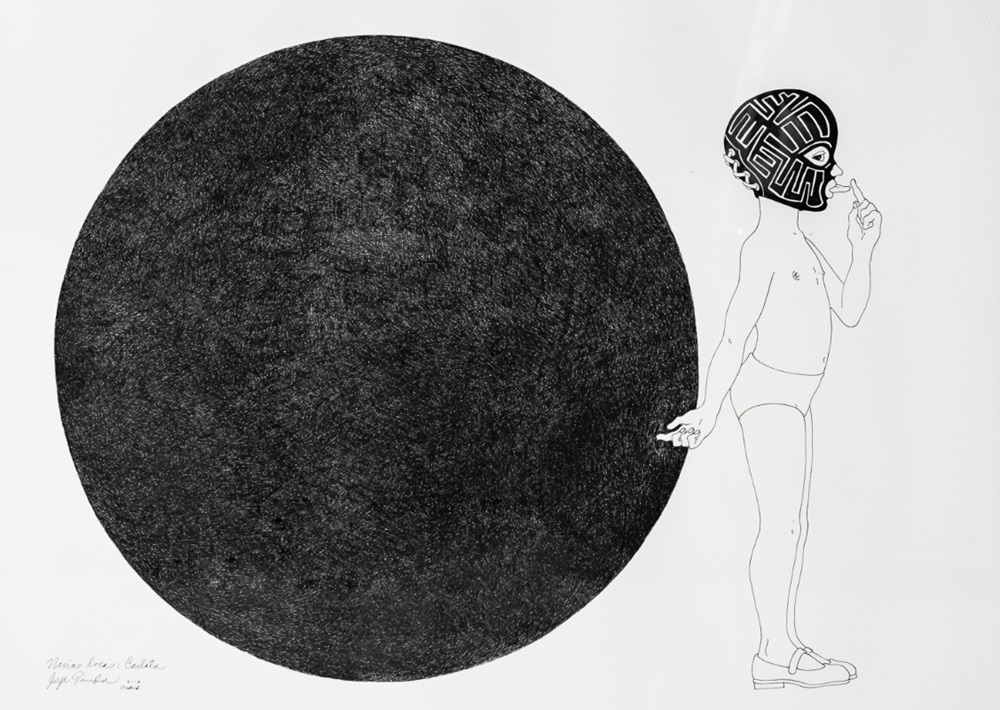 Dibujo de la serie Niñas locas de Jorge Pineda. C ARTE C Dibujo de la serie Niñas locas de Jorge Pineda. C ARTE C