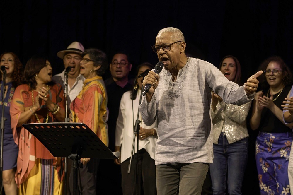 Francisco Pacheco, en el concierto de homenaje a Henry Martínez, 10 de marzo de 2024. NICOLA ROCCO