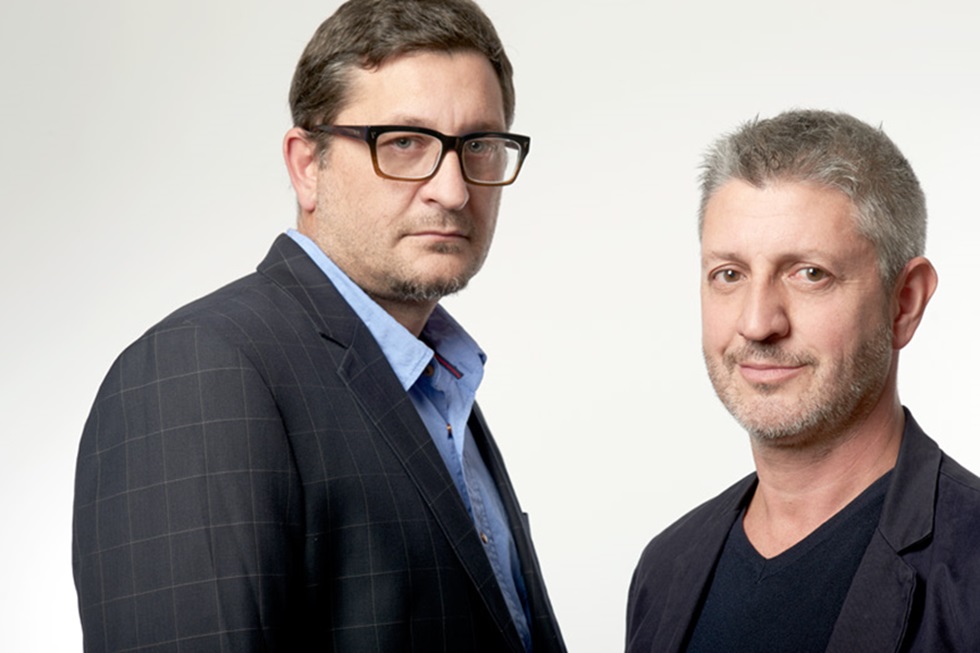 Germán de los Santos y Hernán Lascano, periodistas argentinos, autores de 'Rosario'. CORTESÍA Germán de los Santos y Hernán Lascano, periodistas argentinos, autores de 'Rosario'. CORTESÍA