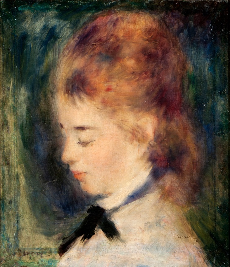 Retrato de mujer de Renoir. MNBA