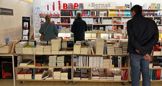 La librería +Bernat de Barcelona, la favorita de la escritora Xita Rubert. E. C.