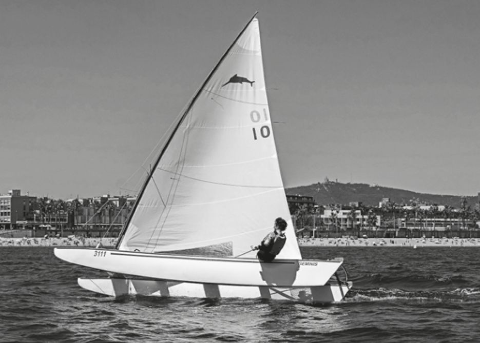 Ana Pujol, pluricampeona de regatas de patín a vela. CÉSAR RANGEL/FOTO CEDIDA POR LA VANGUARDIA Ana Pujol, pluricampeona de regatas de patín a vela. CÉSAR RANGEL/FOTO CEDIDA POR LA VANGUARDIA