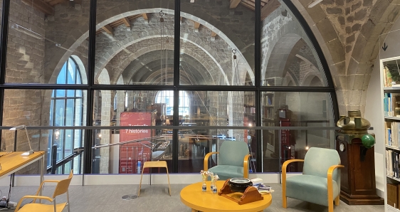 La Biblioteca del Museo Marítimo de Barcelona.