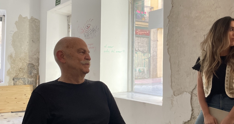 Martín Caparrós ofreció uno de los primeros talleres en un espacio Late aún en construcción. C.G.C. Martín Caparrós ofreció uno de los primeros talleres en un espacio Late aún en construcción. C.G.C.