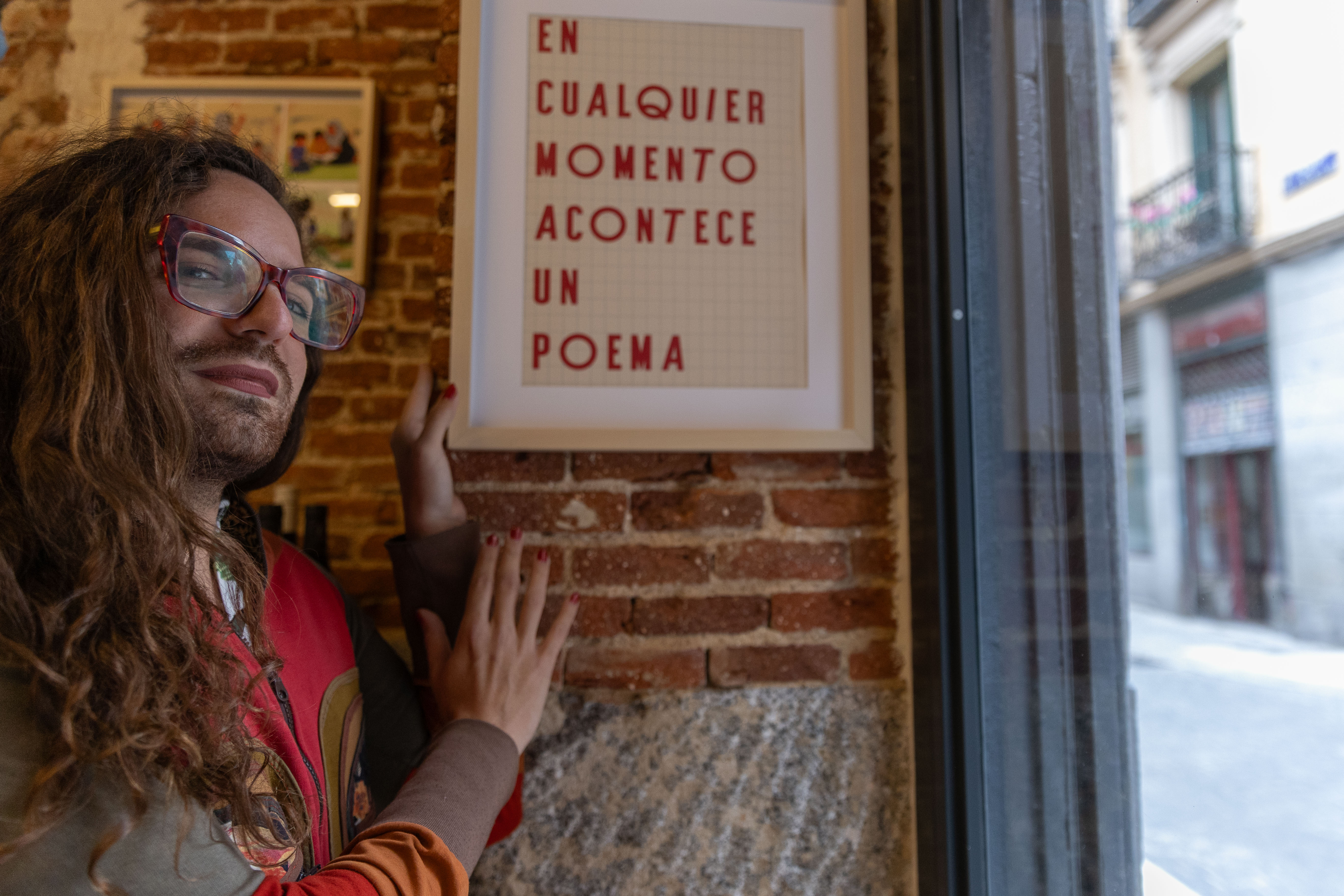 La Ferni en el Espacio Late, café-librería en la barrio madileño de Malasaña. IGNACIO LÓPEZ ISASMENDI La Ferni en el Espacio Late, café-librería en la barrio madileño de Malasaña. IGNACIO LÓPEZ ISASMENDI