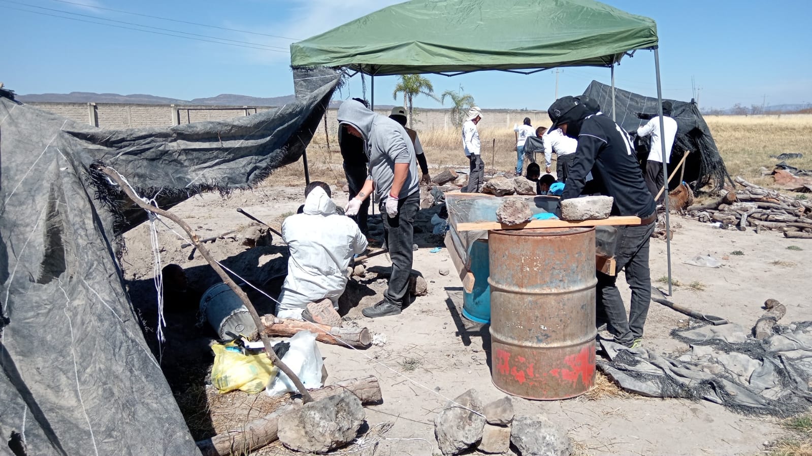 Inmediaciones del rancho Izaguirre en Teuchitlán, Jalisco (México), donde se encontraron cientos de restos humanos. GUERREROS BUSCADORES DE JALISCO