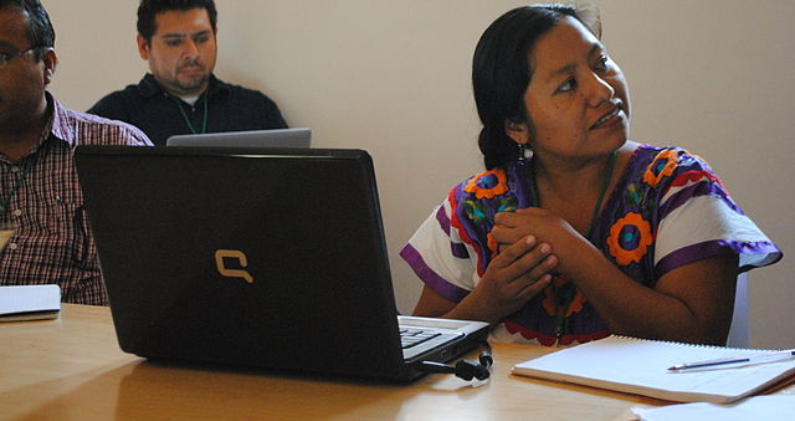 Taller de Twitter en el Encuentro de Activismo Digital de Lenguas Indígenas, Oaxaca, México. PROTOPLASMAKID / CC