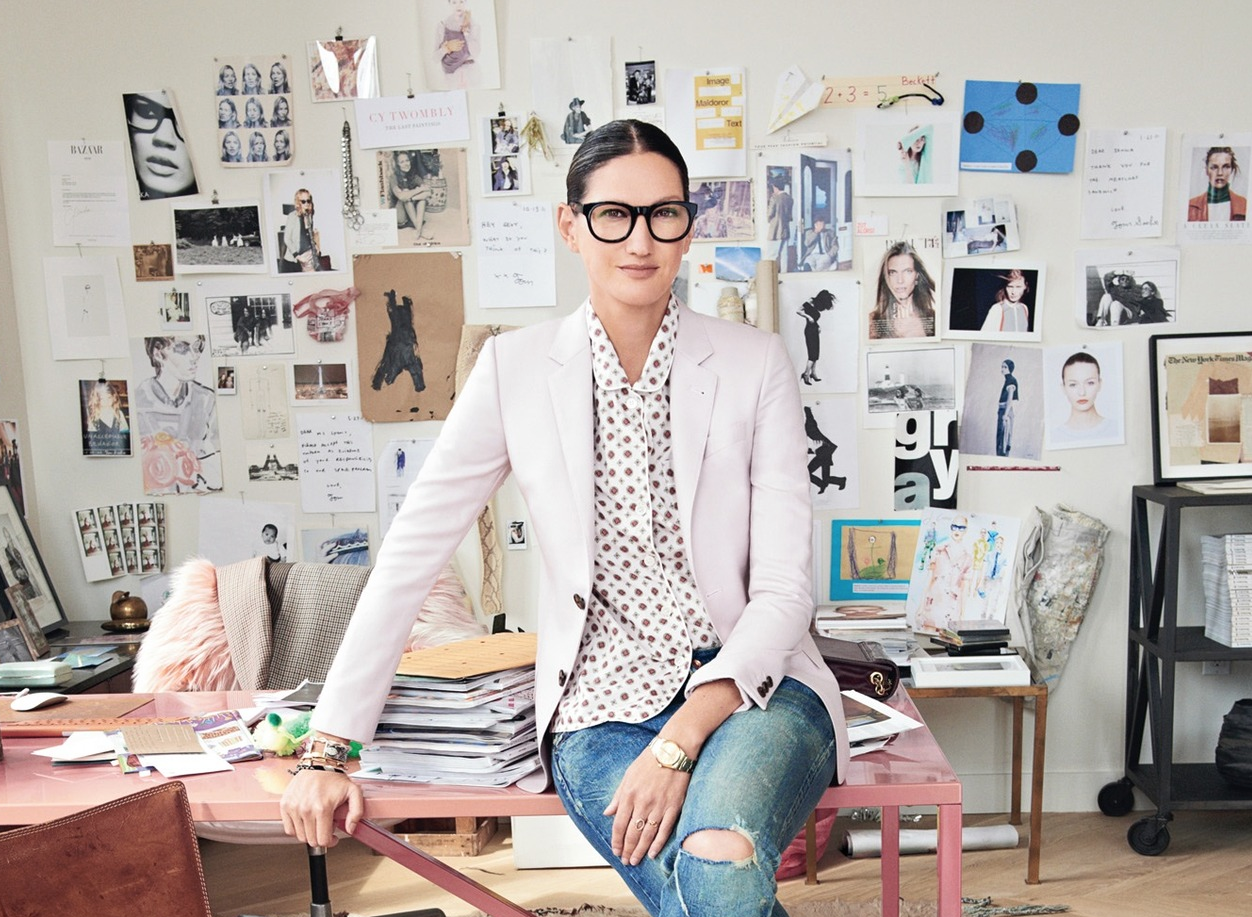 La diseñadora Jenna Lyons, en su etapa al frente de la firma J. Crew. ARCHIVO