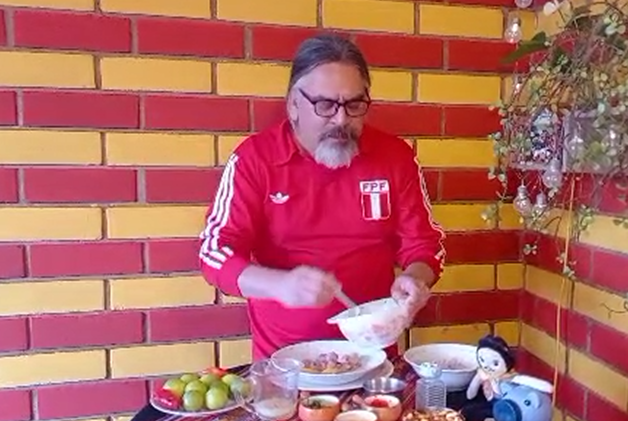 Preparación del ceviche peruano.