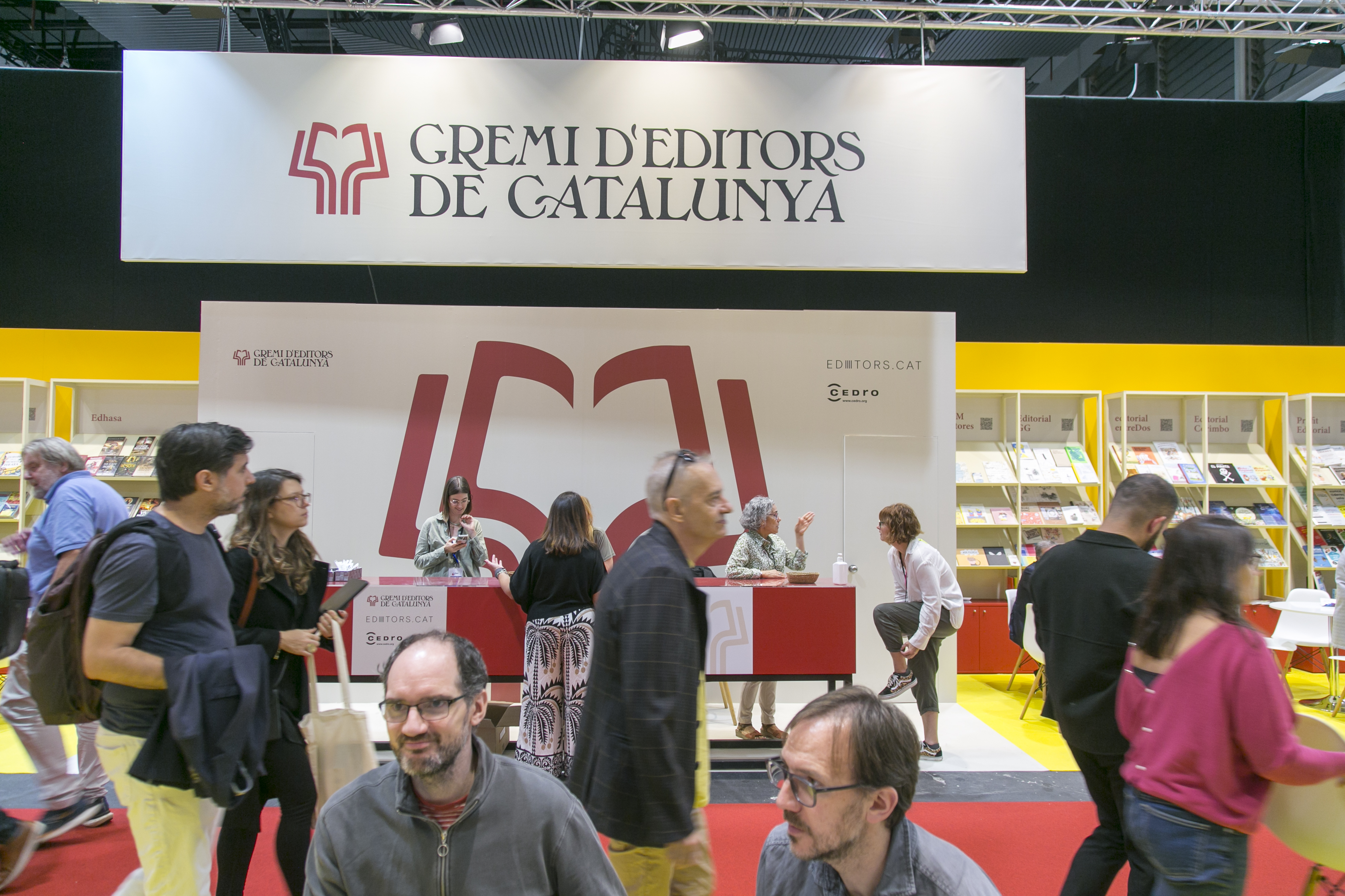 El estand del Gremi d’Editors de Catalunya en LIBER 2025, punto de encuentro para las editoriales catalanas. LIBER El estand del Gremi d’Editors de Catalunya en LIBER 2025, punto de encuentro para las editoriales catalanas. LIBER